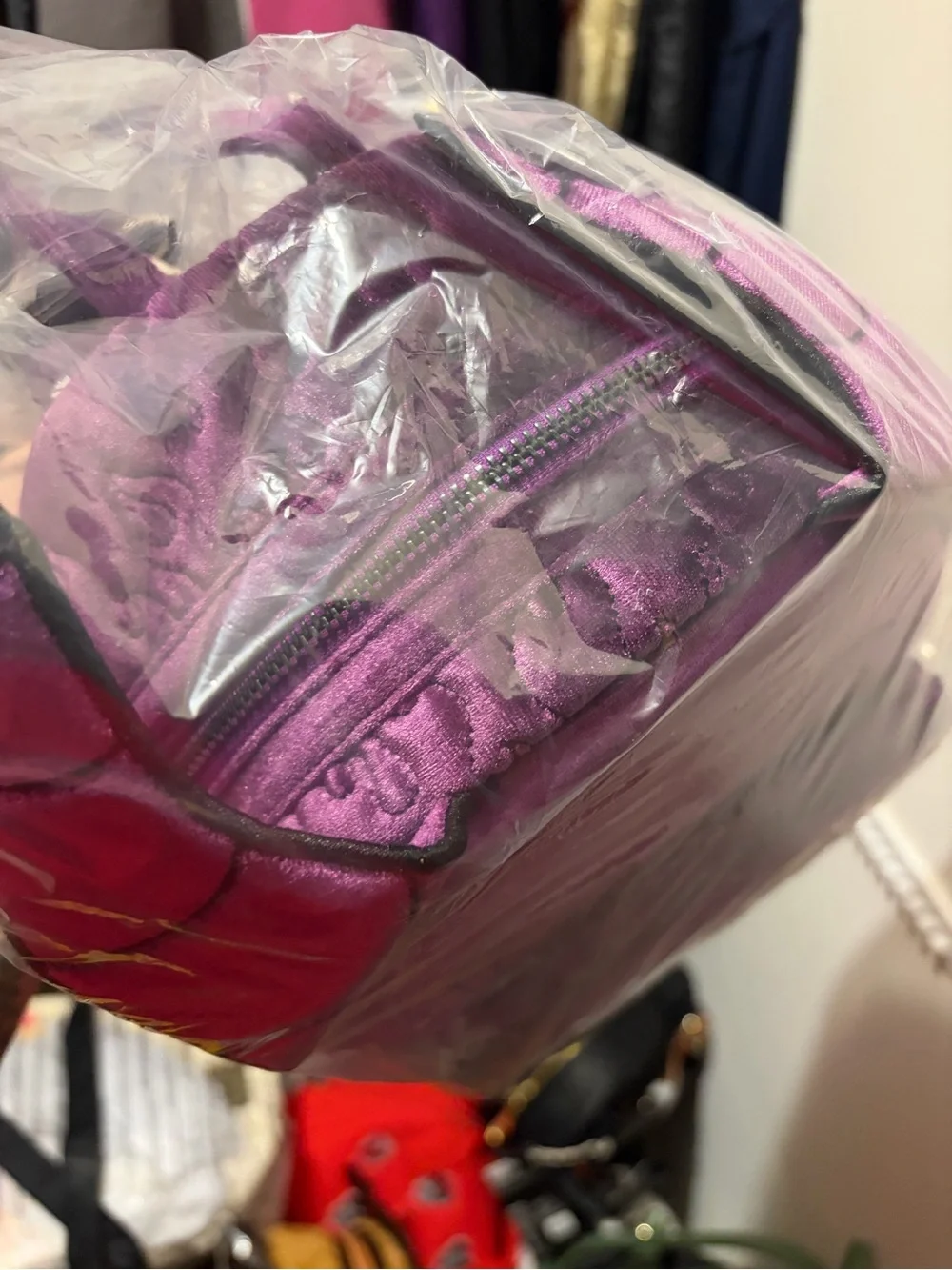 Loungefly Purple Mali Mini Backpack
